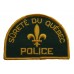 Canadian Sorete Du Quebec Police Cloth Patch Badge