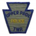 United States Upper Prov. Police TWR. Cloth Patch Badge