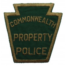 United States Pennsylvania Commonwealth Property Police Cloth Patch Badge