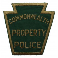 United States Pennsylvania Commonwealth Property Police Cloth Patch Badge