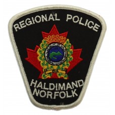 Canadian Regional Police Haldimand Norfolk Cloth Patch Badge