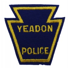 United States Yeadon Police Cloth Patch Badge