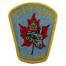 United States City of St. Albans Police Cloth Patch Badge
