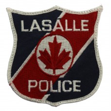 Canadian Lasalle Police Cloth Patch Badge