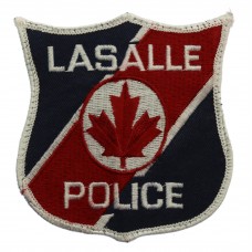Canadian Lasalle Police Cloth Patch Badge