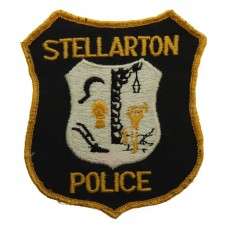 Canadian Stellarton Police Cloth Patch Badge
