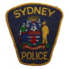 Canadian Sydney Police Cloth Patch Badge