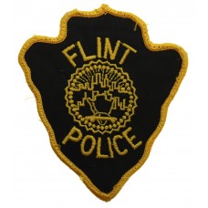 United States Flint Police Cloth Patch Badge