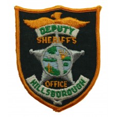 United States Hillsborough Deputy Sheriff's Office Cloth Patch Ba