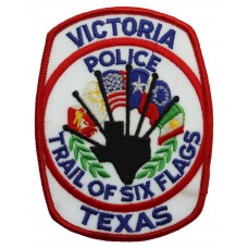 United States Victoria Police Texas Cloth Patch Badge