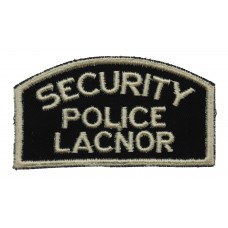 Security Police Lacnor Cloth Patch Badge
