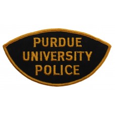 United States Purdue University Police Cloth Patch Badge