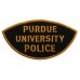 United States Purdue University Police Cloth Patch Badge