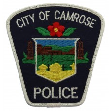 Canadian City of Camrose Police Cloth Patch Badge