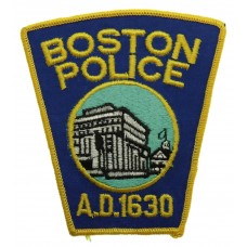 United States Boston Police Cloth Patch Badge