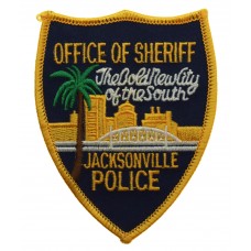 United States Office of Sheriff Jacksonville Police Cloth Patch Badge