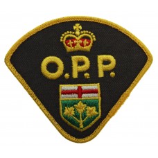 Canadian Ontario Provincial Police Cloth Patch Badge