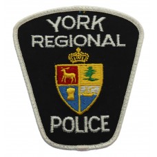 Canadian York Regional Police Cloth Patch Badge