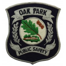 United States Oak Park Public Safety Cloth Patch Badge