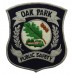 United States Oak Park Public Safety Cloth Patch Badge