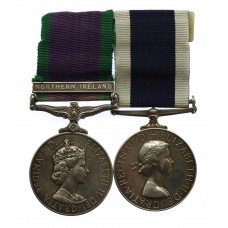 Campaign Service Medal (Clasp - Northern Ireland) and Royal Naval