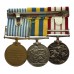 Naval General Service Medal (Clasp - Palestine 1945-48), Queen Korea and UN Korea Medal Trio - R.E. Best, A.B., Royal Navy