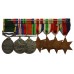 WW2 and Territorial Efficiency Medal Group of Seven - Cpl. L. Staples, Notts Sherwood Rangers Yeomanry