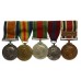WW1 British War Medal, Victory Medal, WW2 Defence Medal, 1953 Coronation Medal and Special Constabulary Long Service Medal Group of Five - 2. Lieut. T. Whitfield, West Yorkshire Regiment & West Riding Special Constabulary