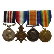 WW1 Passchendaele Military Medal Group of Four - Sjt. W.D. Stewar