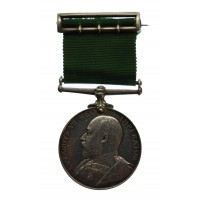 Edward VII Volunteer Long Service & Good Conduct Medal - Pte. R. Stacey, 2nd V.B. Royal Sussex Regiment