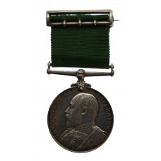Edward VII Volunteer Long Service & Good Conduct Medal - Pte.