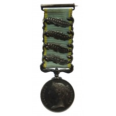 1854 Crimea Medal (4 Clasps - Alma, Balaklava, Inkermann, Sebasto