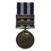 Egypt Medal (Clasps - The Nile 1884-85, Kirbekan) - Pte. E. Baker, 1st Bn. South Staffordshire Regiment