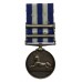 Egypt Medal (Clasps - The Nile 1884-85, Kirbekan) - Pte. E. Baker, 1st Bn. South Staffordshire Regiment