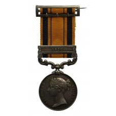 South Africa 1877-79 (Zulu War) Medal (Clasp - 1879) - Pte. E. Tray, 2nd Bn. 3rd (East Kent - The Buffs) Regiment of Foot