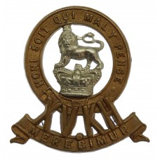 Victorian 15th King's Hussars Cap Badge