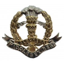 Middlesex Regiment Anodised (Staybrite) Cap Badge