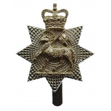 The Queen's Royal Surrey Regiment Anodised (Staybrite) Cap Badge