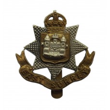 East Surrey Regiment Beret Badge - King's Crown