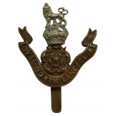 Loyal North Lancashire Regiment Cap Badge - King's Crown