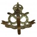 South Staffordshire Regiment Cap Badge - King's Crown