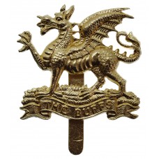 East Kent Regiment (The Buffs) Anodised (Staybrite) Cap Badge