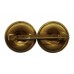 Royal Artillery (R.A.) Button Sweetheart Brooch - King's Crown