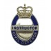 Civil Defence Instructor Enamelled Lapel Badge - Queen's Crown