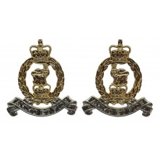 Pair of Adjutant Generals Corps (A.G.C.) Anodised (Staybrite) Collar Badges