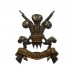 3rd Carabiniers Officer's Silver & Gilt Collar Badge