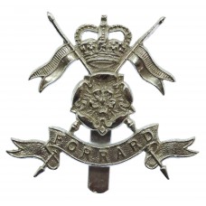 Queen's Own Yorkshire Yeomanry Anodised (Staybrite) Cap Badge
