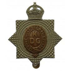 1st King's Dragoon Guards Bi-Metal Cap Badge - King's Crown