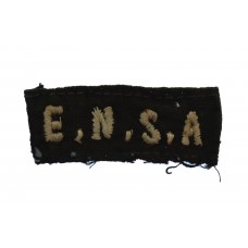 Entertainments National Service Association (E.N.S.A.) Cloth Shoulder Title