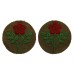 Pair of 55th (West Lancashire) Division Cloth Formation Signs (1st Pattern)